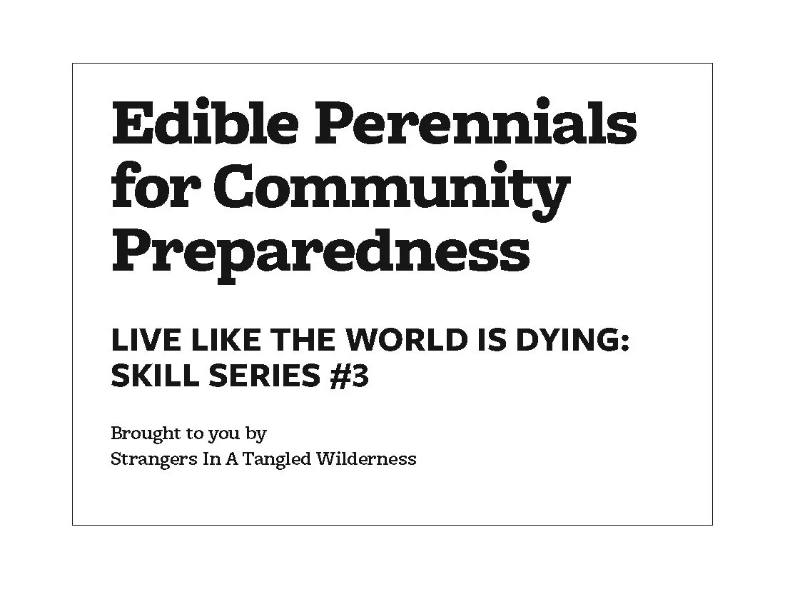 Edible Perennials for Community Preparedness