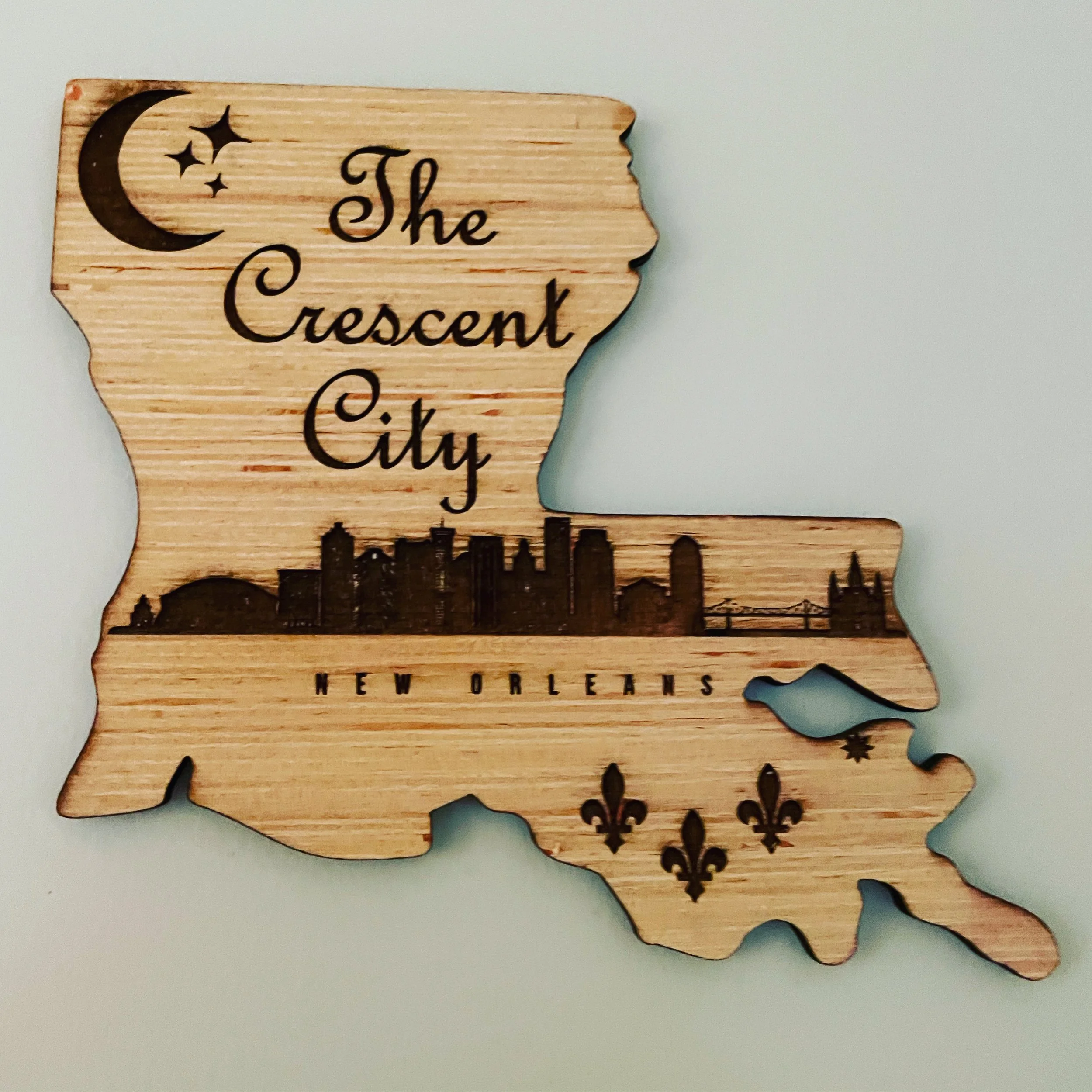 crescent city art laser cut