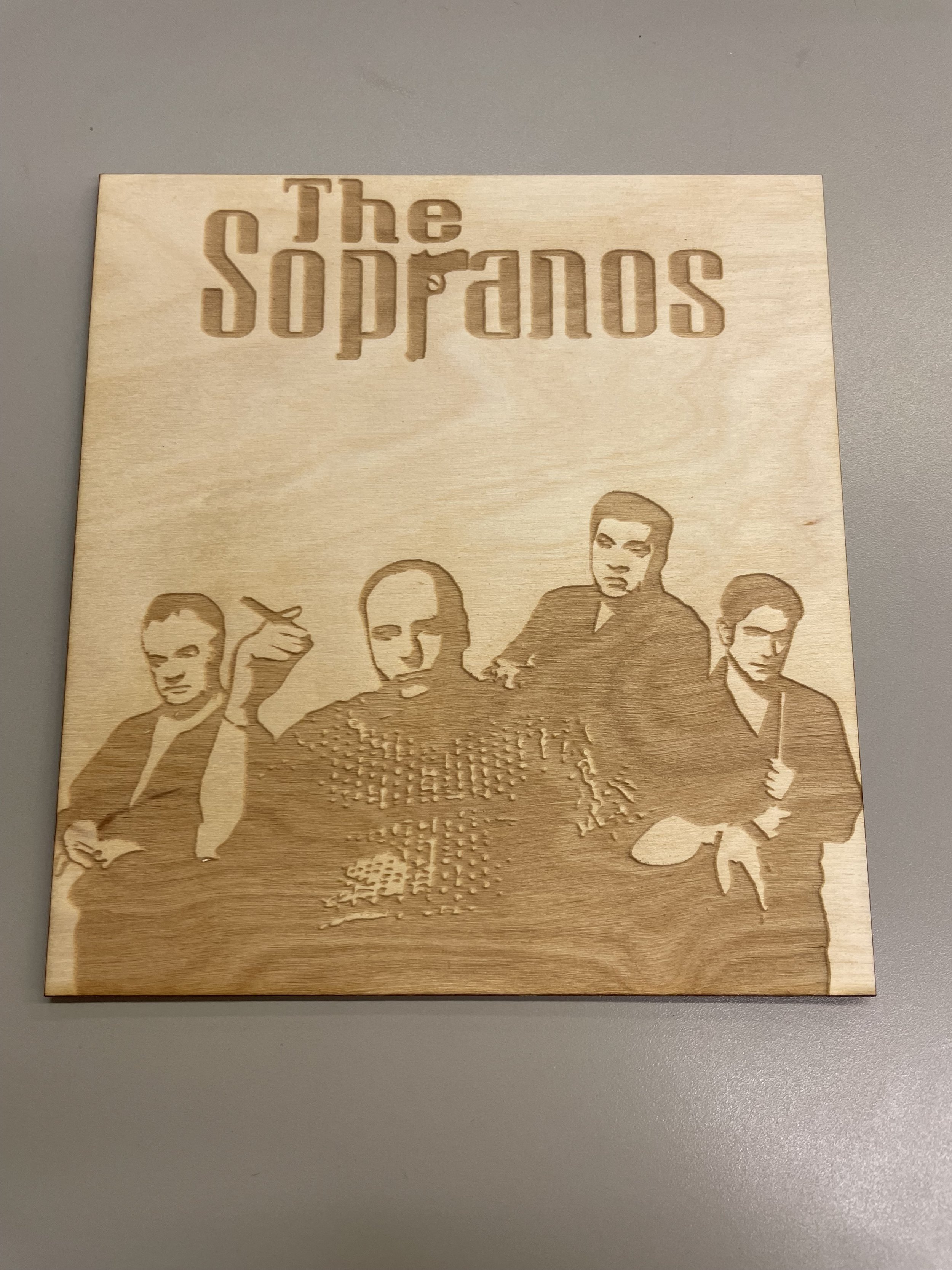 sopranos laser cut