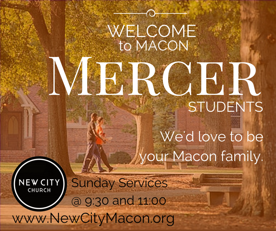 Welcome to Macon Mercer U Students!