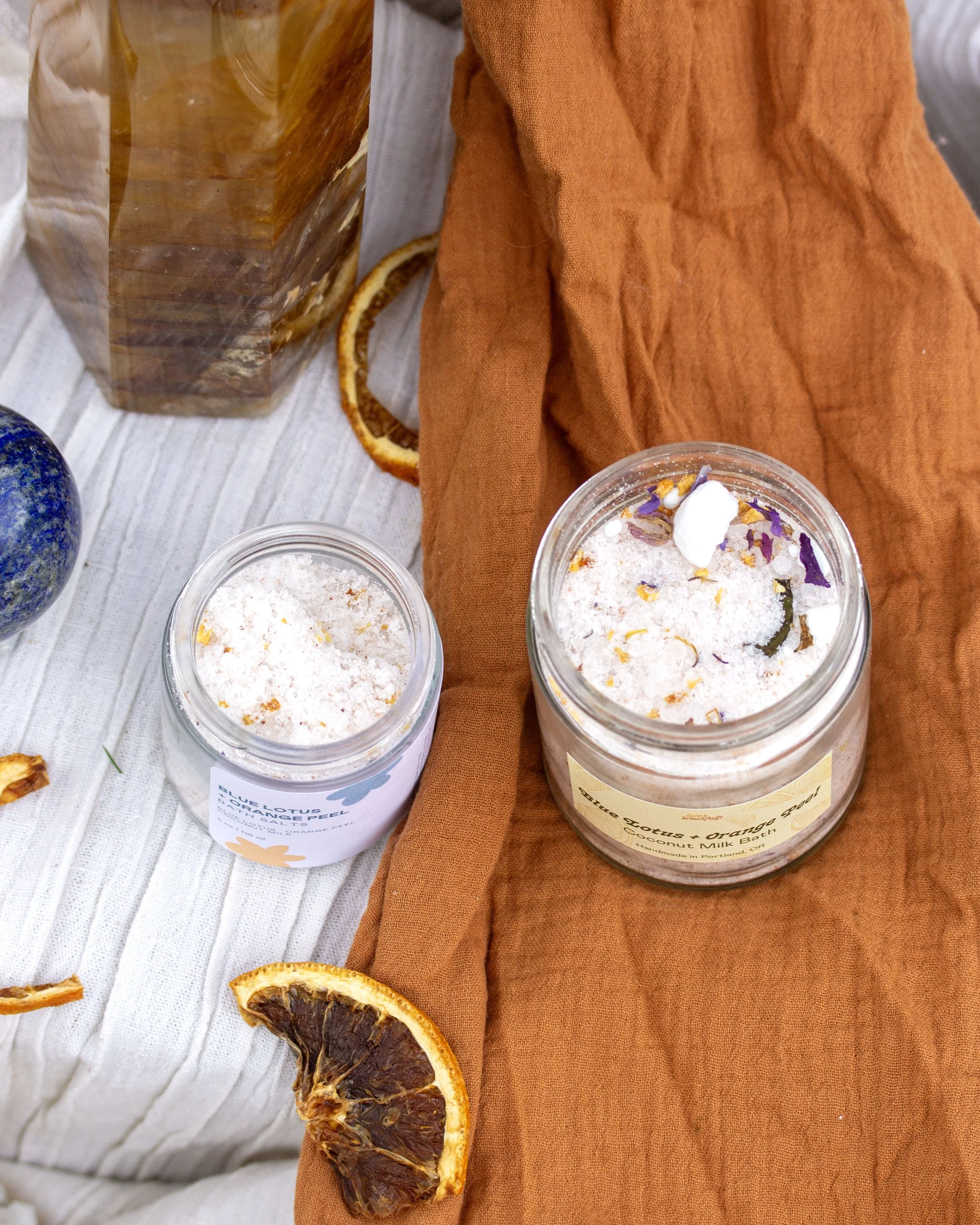 Blue Lotus & Orange Peel Bath Salts