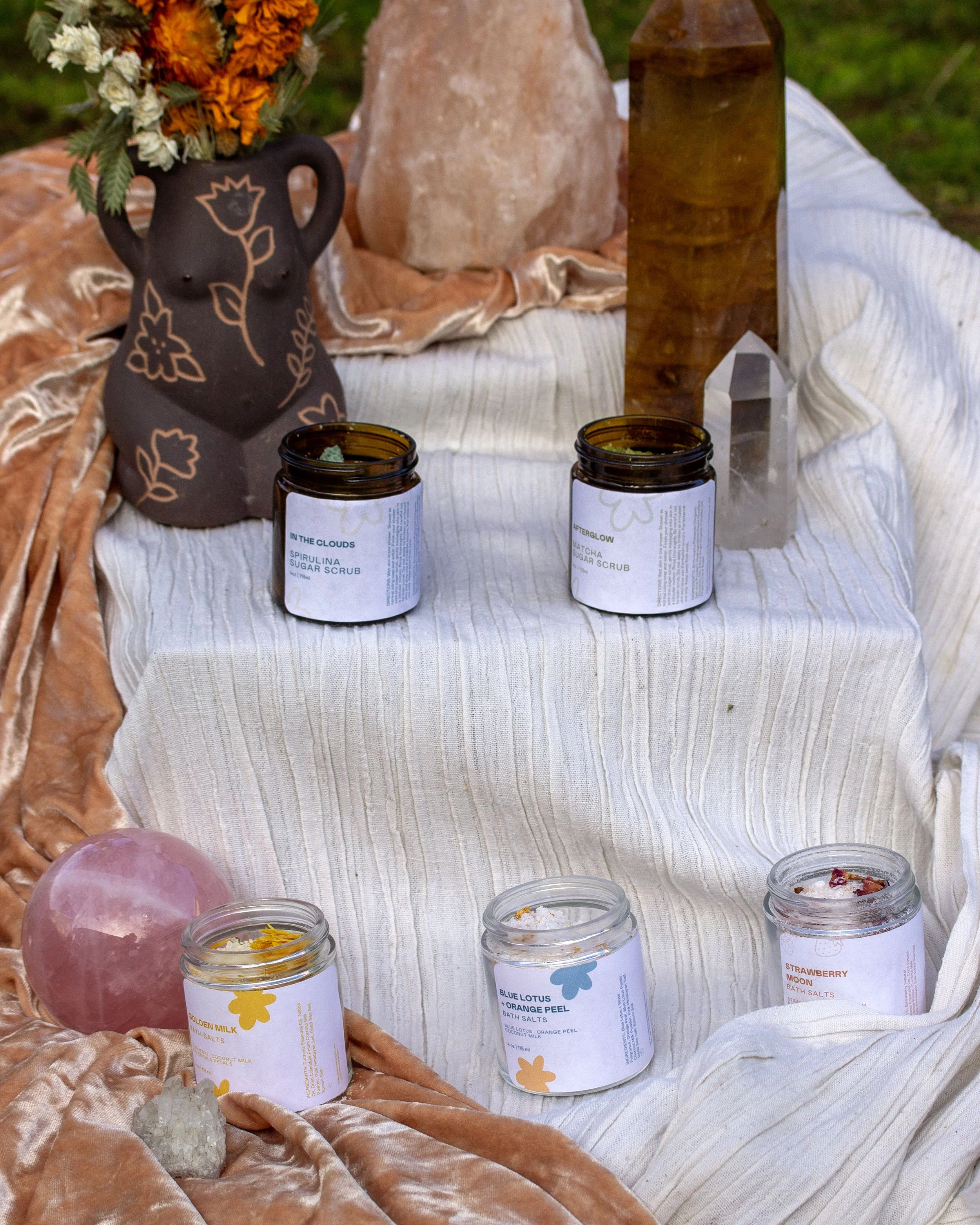 Full Bath and Body Scrub Set
