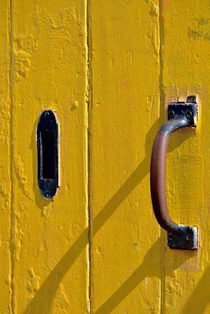 yellow door