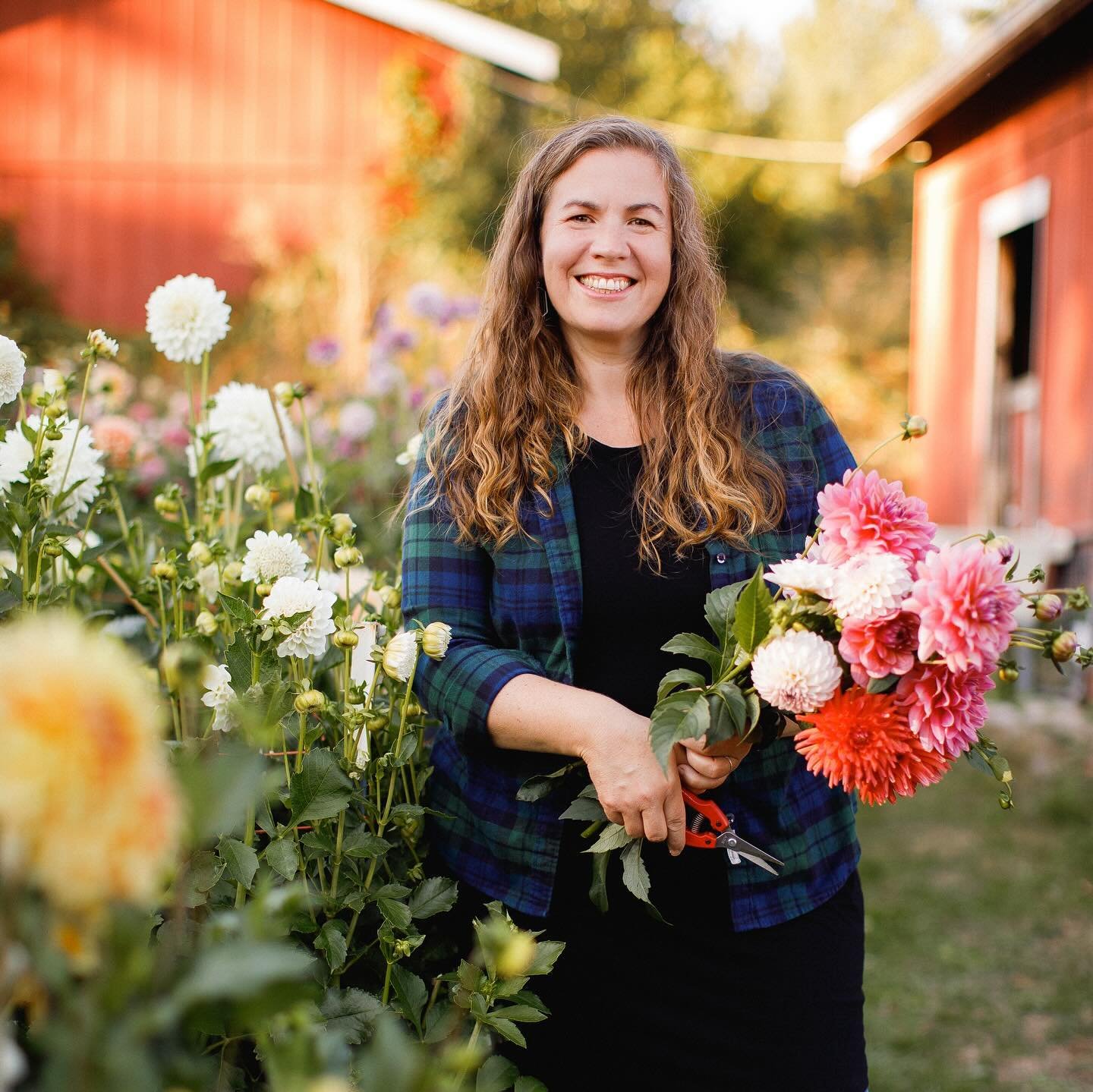 Busy planting and all that jazz. Honored to be part of @thefloweringfarmhouse @thebackyardbouquetpodcast latest podcast episode. Jenn is a wonderful host with a beautiful heart, and graciously let me share about mothering, dahlias and more. Would lov