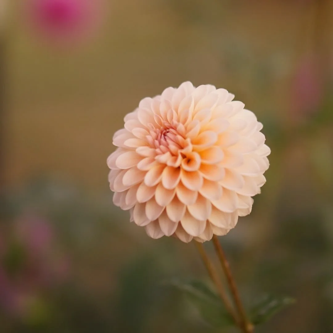 This third year seedling is moving on to a fourth year. This next season I plan on taking cuttings to increase the supply. It&rsquo;s a miniature formal decorative and a soft apricot color. 

#kamillesflowers