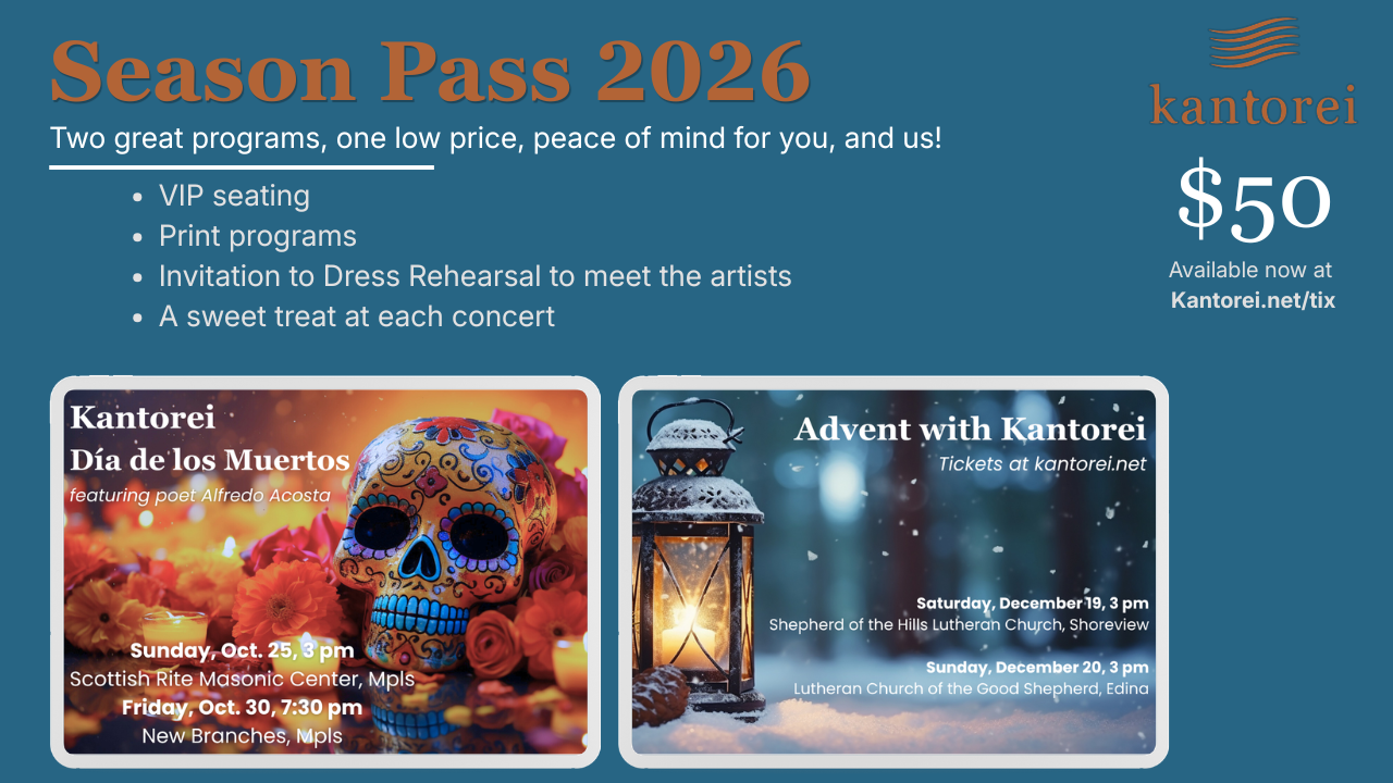 2026-27 Season Pass - Two concert programs, One special Pass
