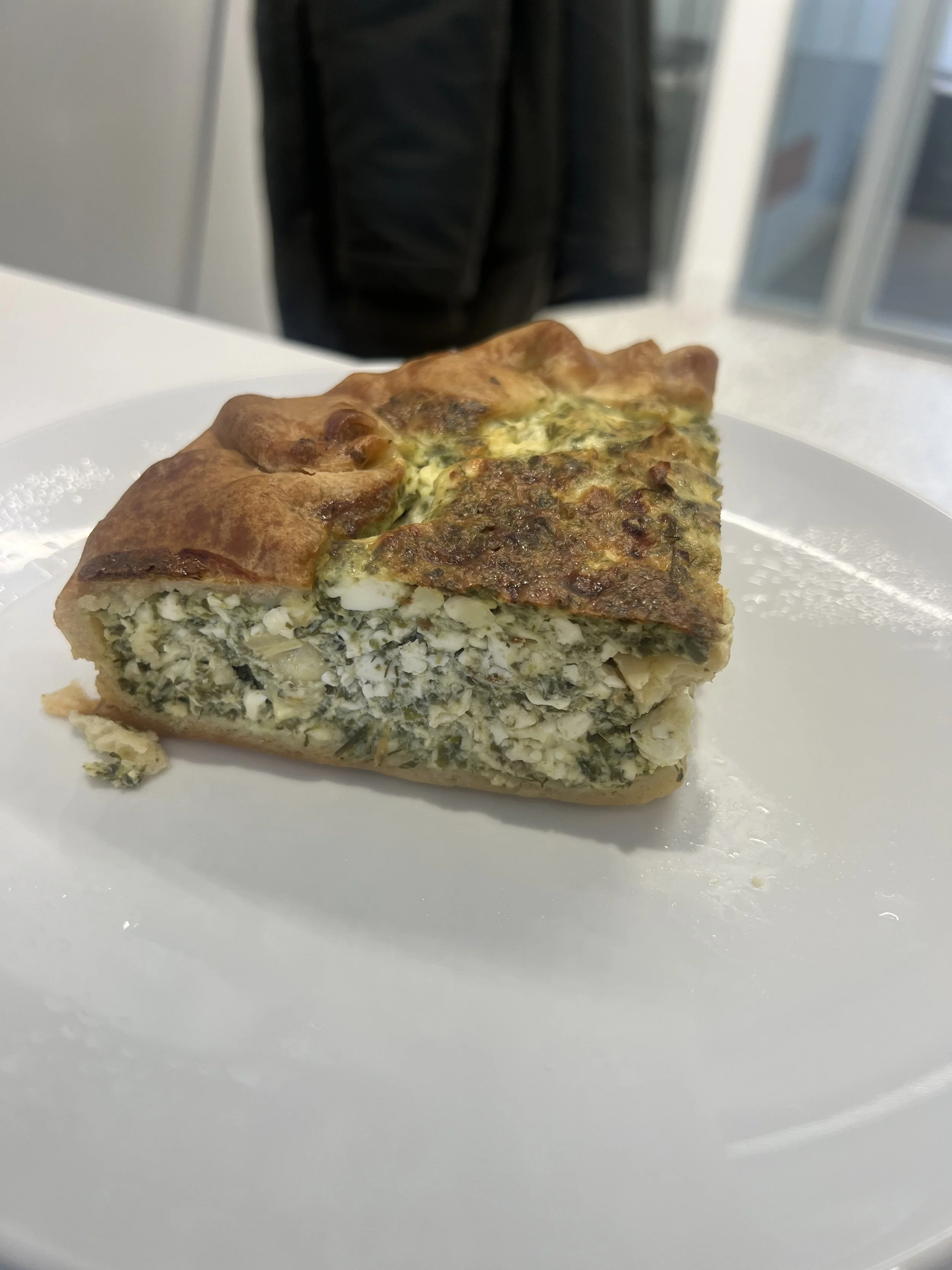 High Protein Spinach Tart