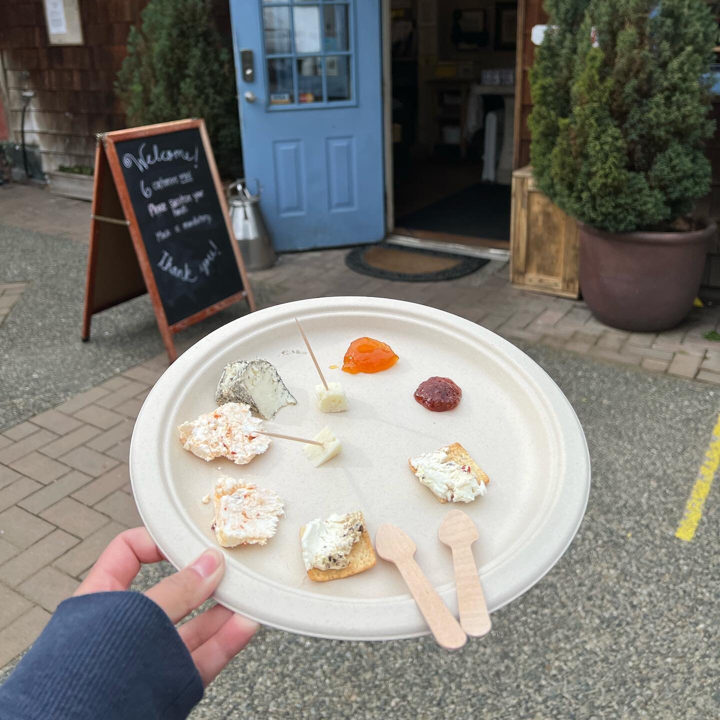 Some photos from our time visiting the Salt Spring Island Cheese factory.