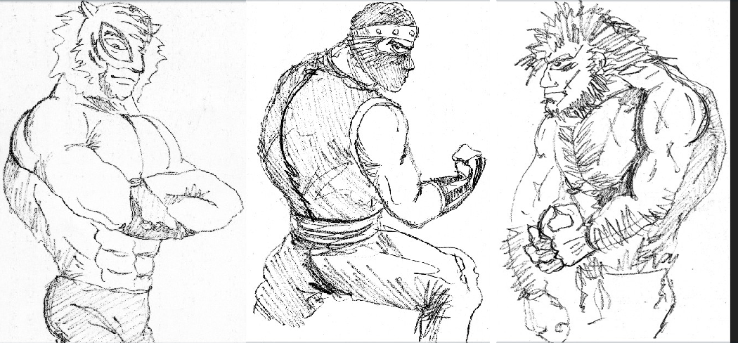 Blanka Street Fighter Design - Original Artwork - Street Fighter