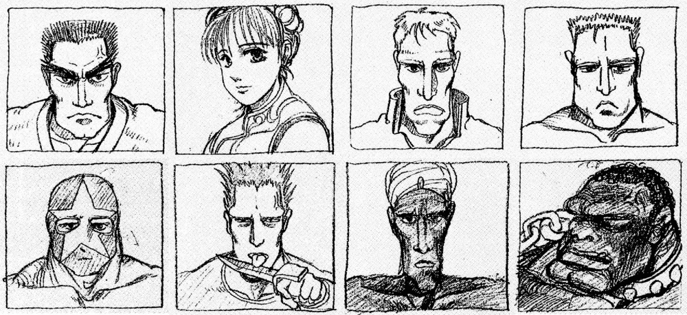 A Short History of Street Fighter II Character Names — Thrilling Tales ...