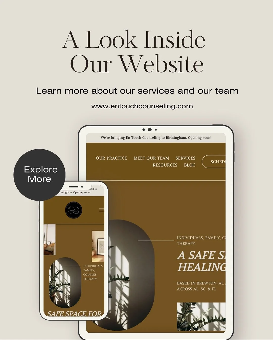 We&rsquo;re excited to share our new website designed with calm, care, and intention.

Thank you to @tessblackmonphoto for bringing our story to life.

✨ Explore more &mdash; link in bio.