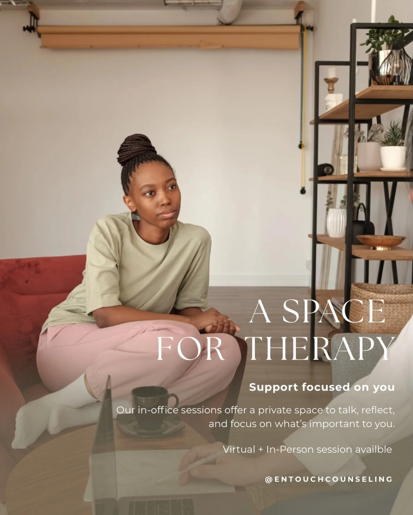 Sometimes therapy looks like this.
A calm space. A thoughtful conversation. A moment to slow down and check in with yourself.

#mentalhealth #therapy #tuscaloosa #birmingham #huntsville