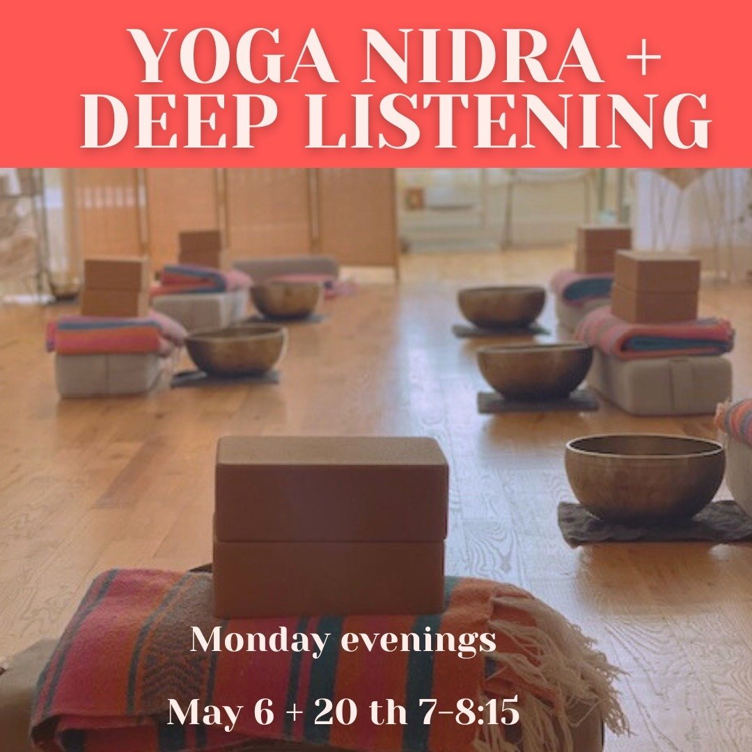 Feeling like you need a moment to catch up with yourself? We do too. 🌸

Join Masha for a chance to pause and spend some time befriending your nervous system. Yoga Nidra is a potent system of repatterning the brain waves to create more space for list