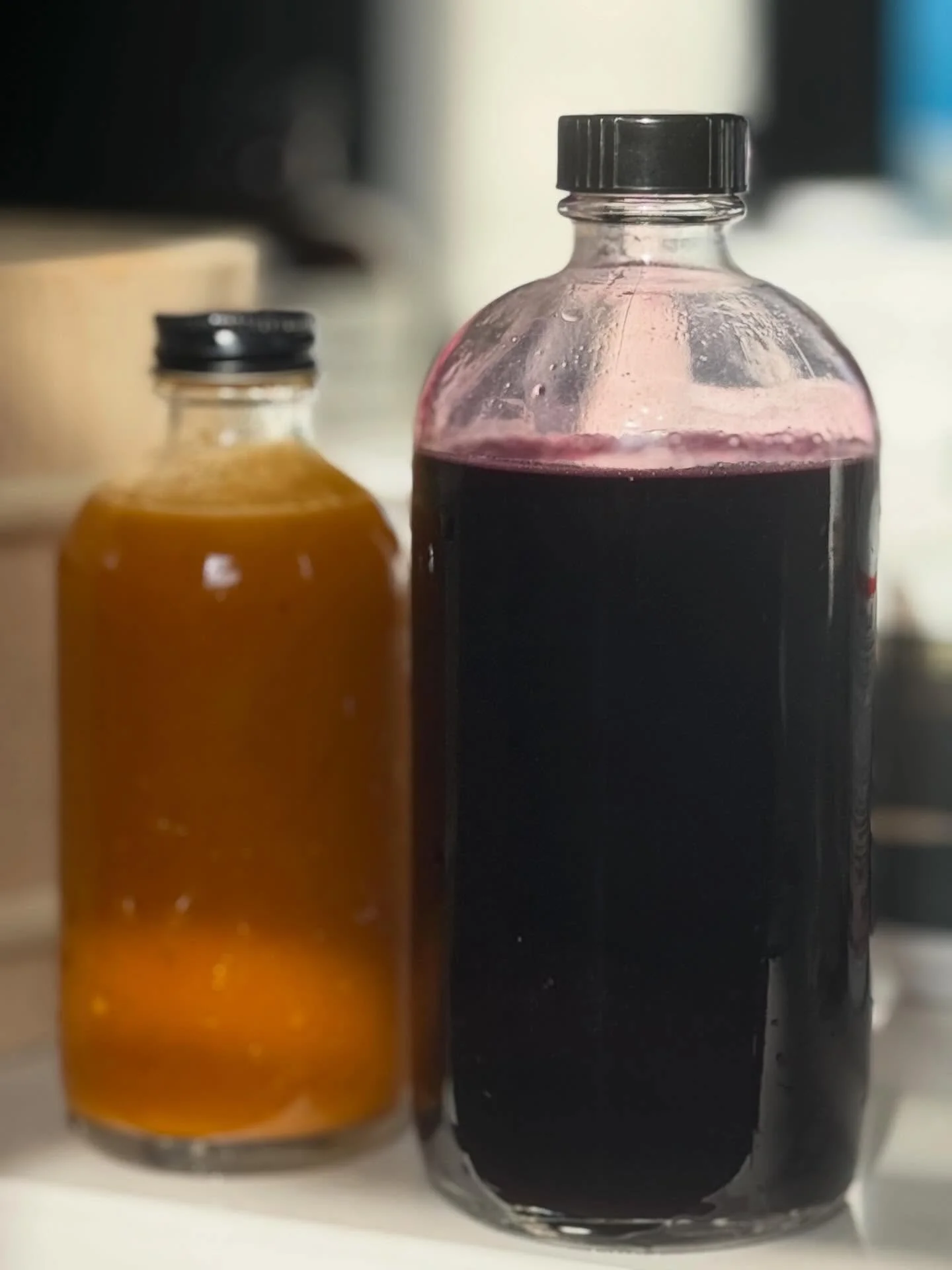 Snow day prep included cooking the last of the summers frozen berries ☀️

People measure success in different ways - but medicine making with elderberry and honey from your own backyard is how we imagine true wealth. To make these syrups it required 