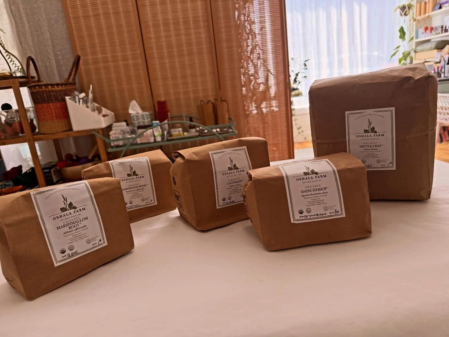 We just got some ridiculously beautiful and vital herbs from @oshalafarm 💚

If you would like an ounce or two - message us for pickup at community clinic on Wednesdays. (Or we can drop off within a 20 minute walk)

All of these are seasonal allies! 