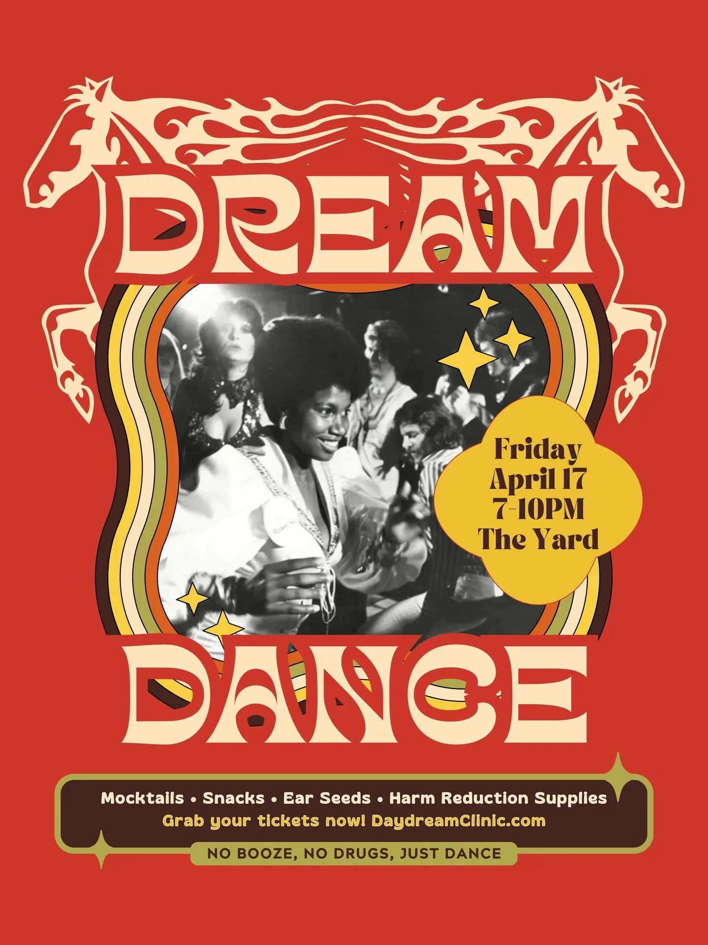 Whether you are feeling fully burnt out or just a little crispy - the remedy might involve RADICAL JOY. Join us for a nourishing evening to dance your a$$ off. (And still get to bed for a refreshing sleep because you are hydrated by mocktails and fue