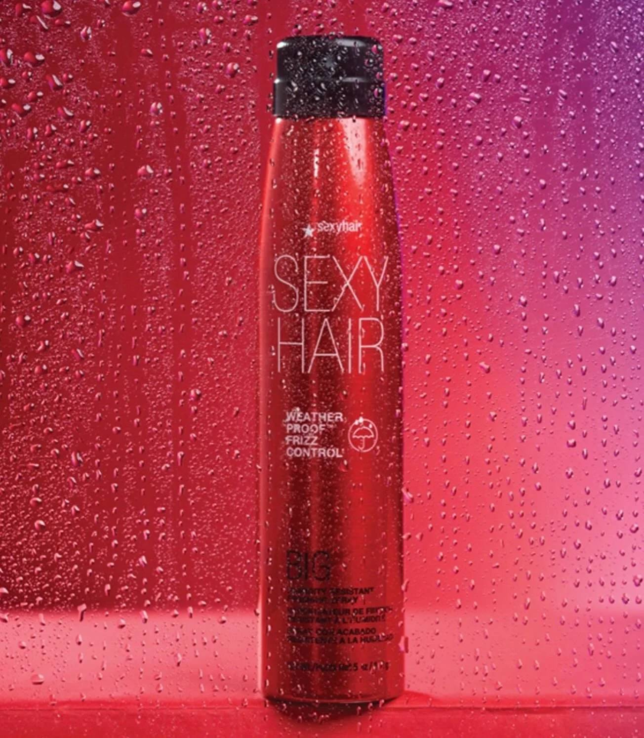 Product Spotlight 💡🔦 @sexyhair  Weather Proof Frizz Control Spray  Short &amp; Clean
weather-proof hair, always. ✨
frizz-free, rain or shine. ☔️✨
 72 hours of flawless&mdash;sealed + protected. 💨✨
soft hold. zero frizz. every forecast. ☀️☔️
Profes