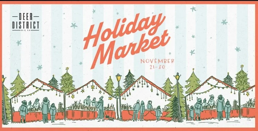 Excited to Announce: I’ll be at the Deer District Holiday Market 