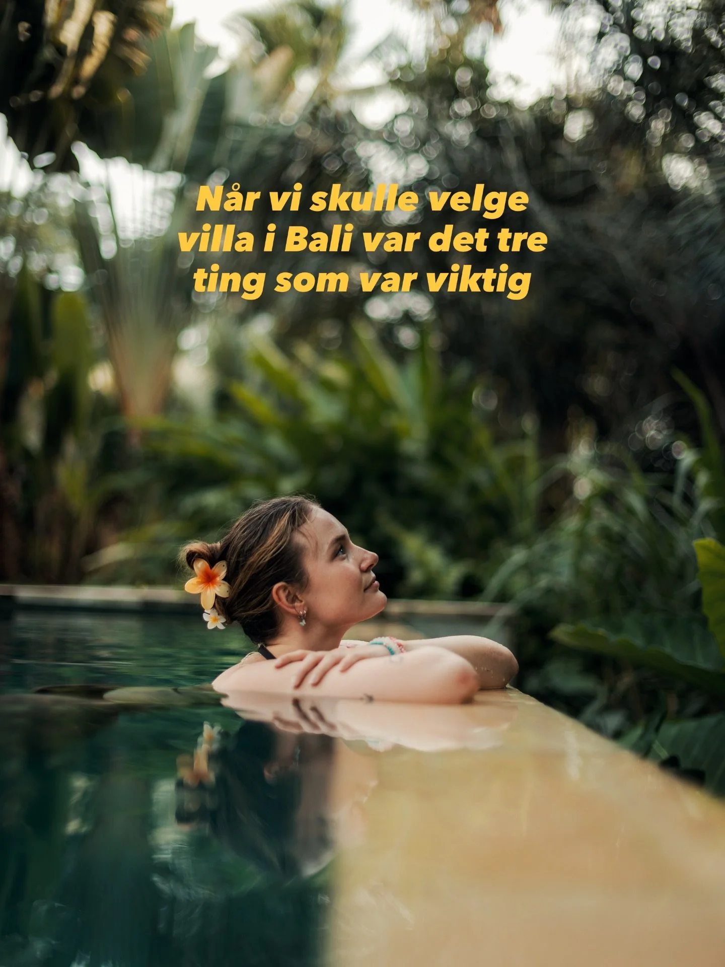 Noken valg vi tok n&aring;r vi skulle finne plass &aring; bu i 2 veker i Bali🌴 

In frame: @emiliehjartholm