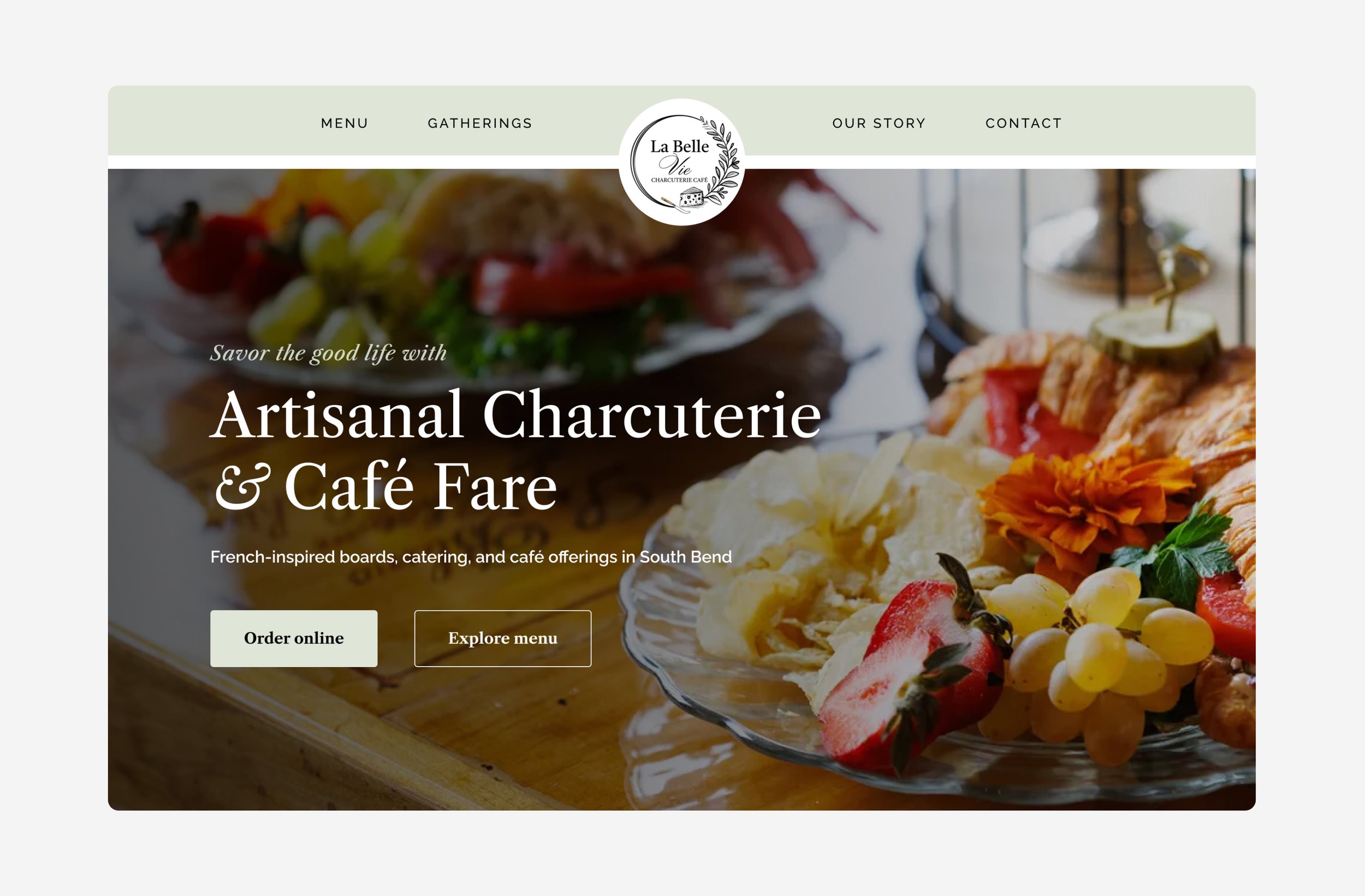 La Belle Vie Website