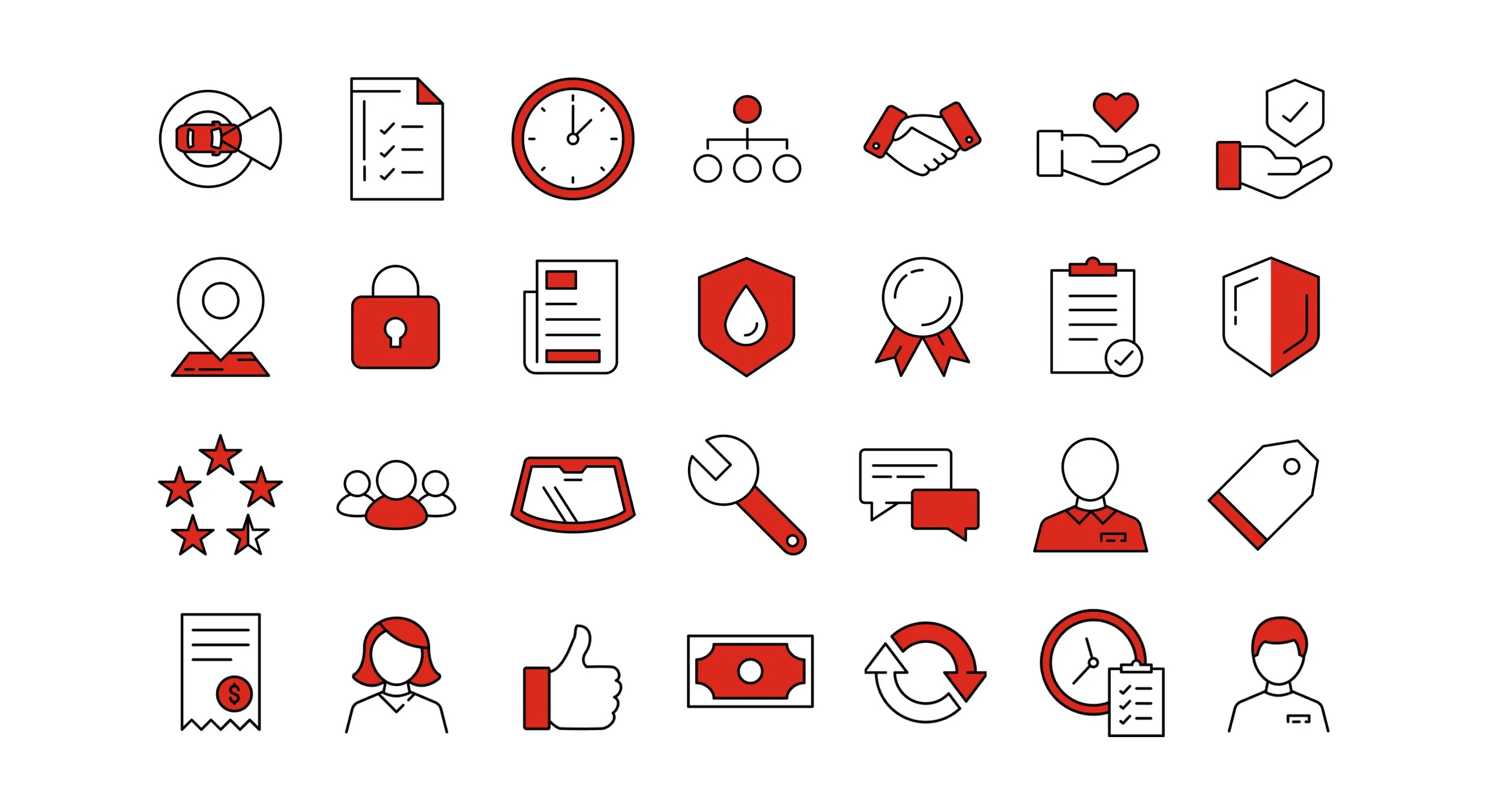 Safelite iconography style