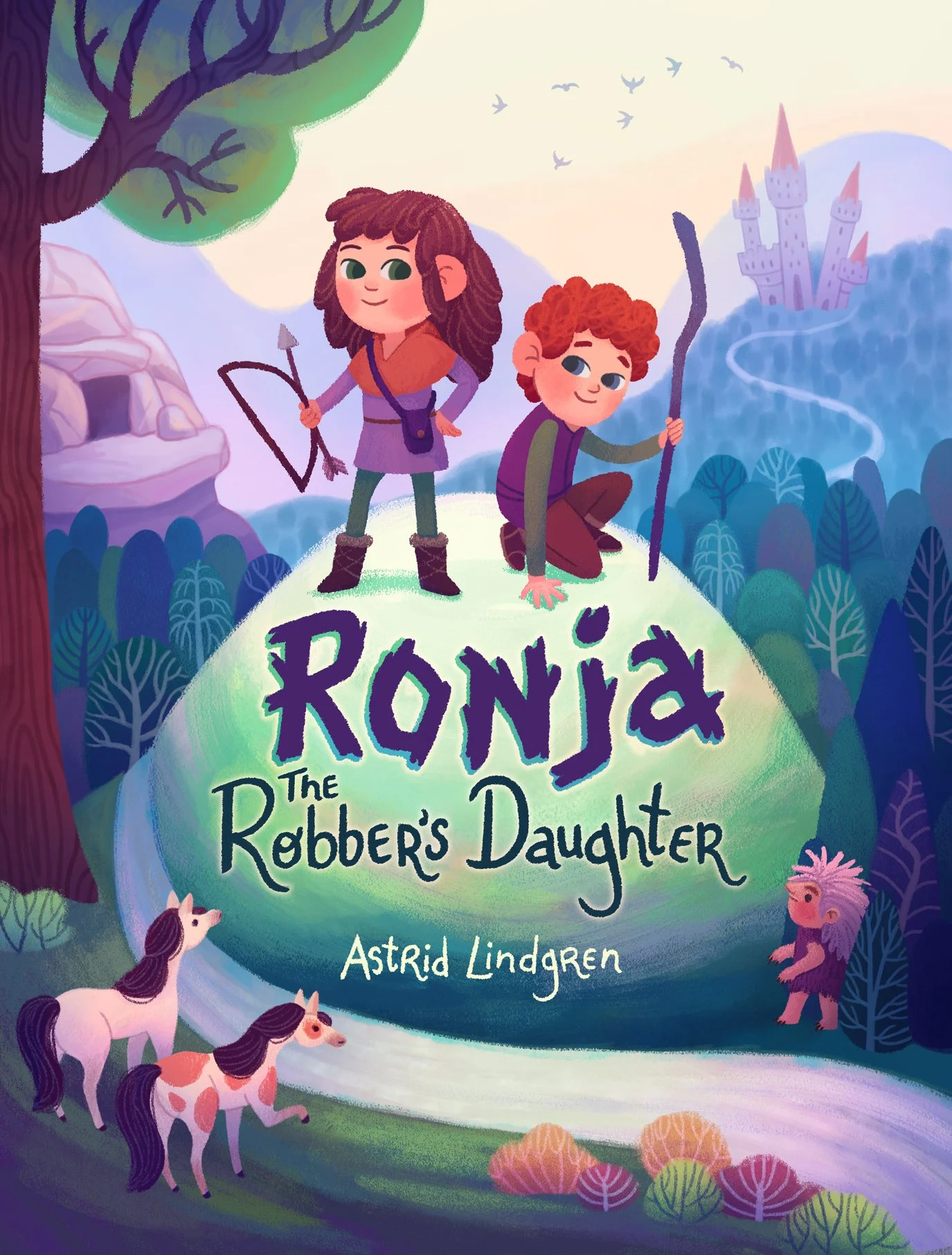 Ronja the Robber's Daughter - a mock book cover