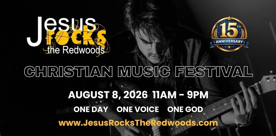 Jesus Rocks the Redwoods