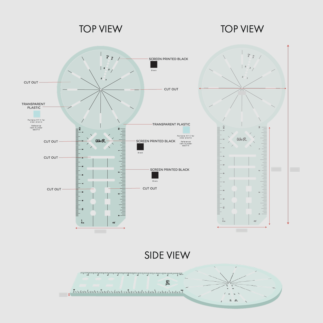 Specifications for the product to send to manufacturer
