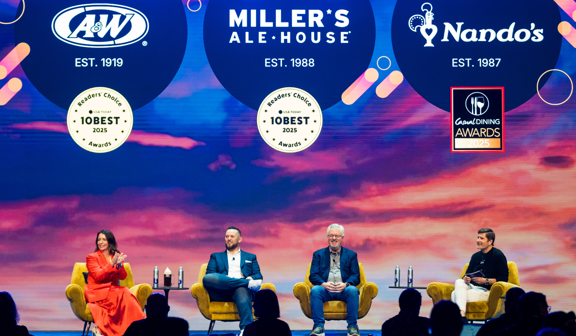 Panelist on stage