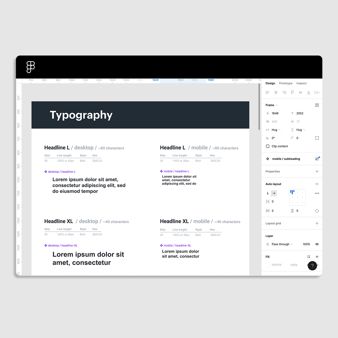 Figma file of email components