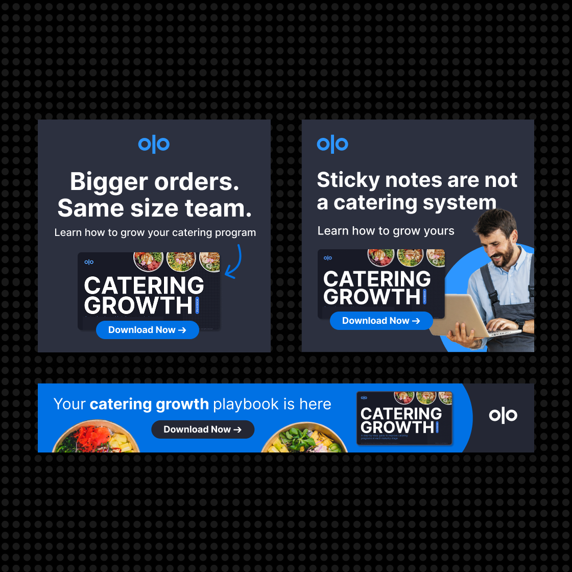Ads designed to promote the ebook