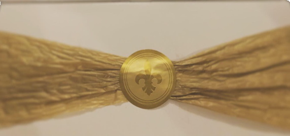 Gold Fleur de Lis Seal
