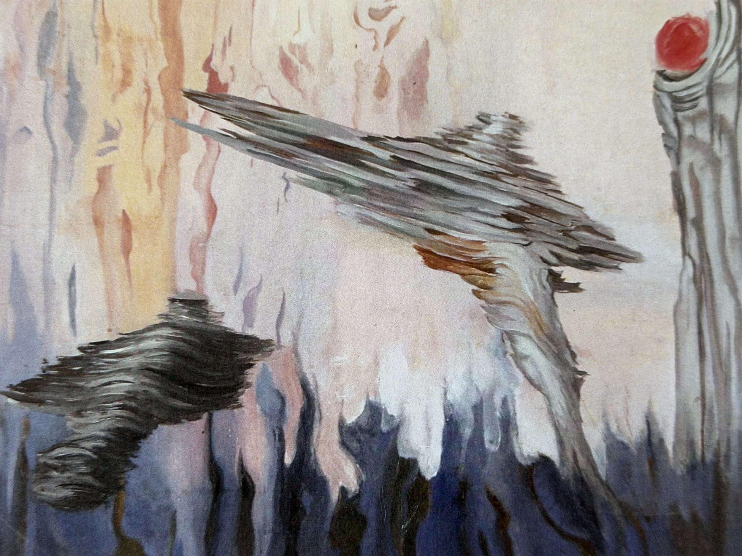 Art card of Else Thoresen painting "Untitled" courtesy of Cascadia Art Museum exhibition
