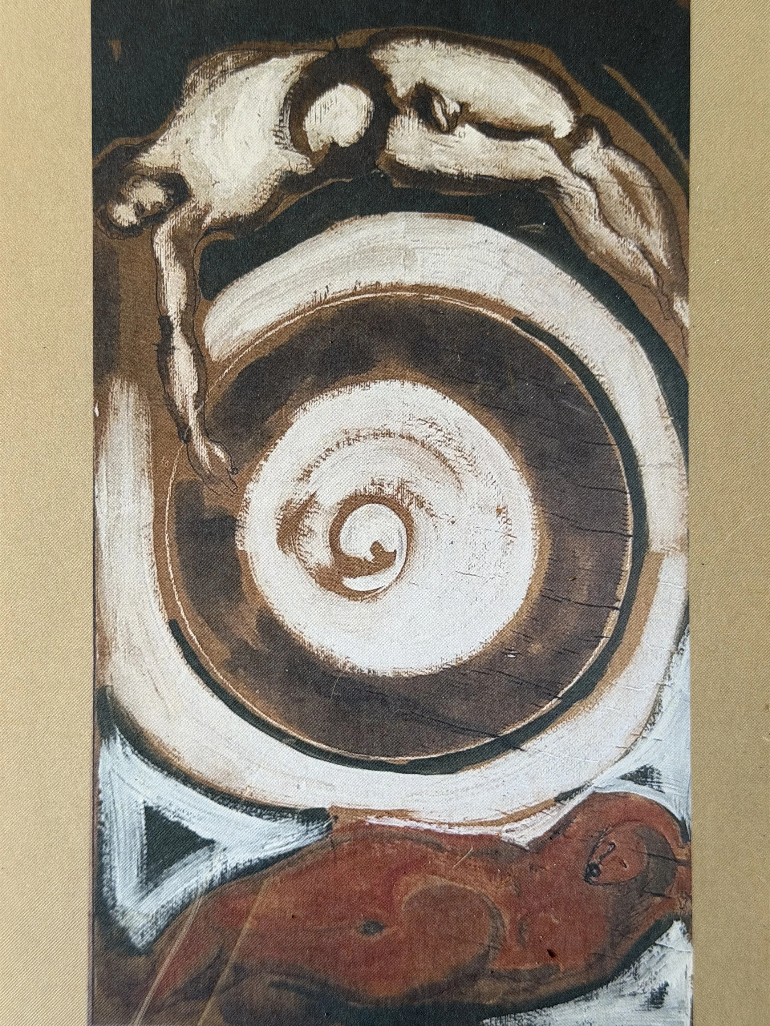 Art card of Guy Anderson painting (Title unknown) courtesy of i.e. gallery exhibition