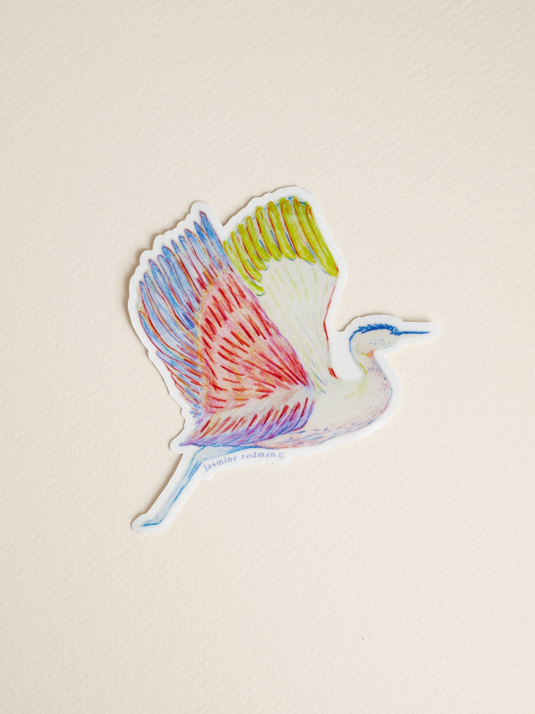 Heron Sticker