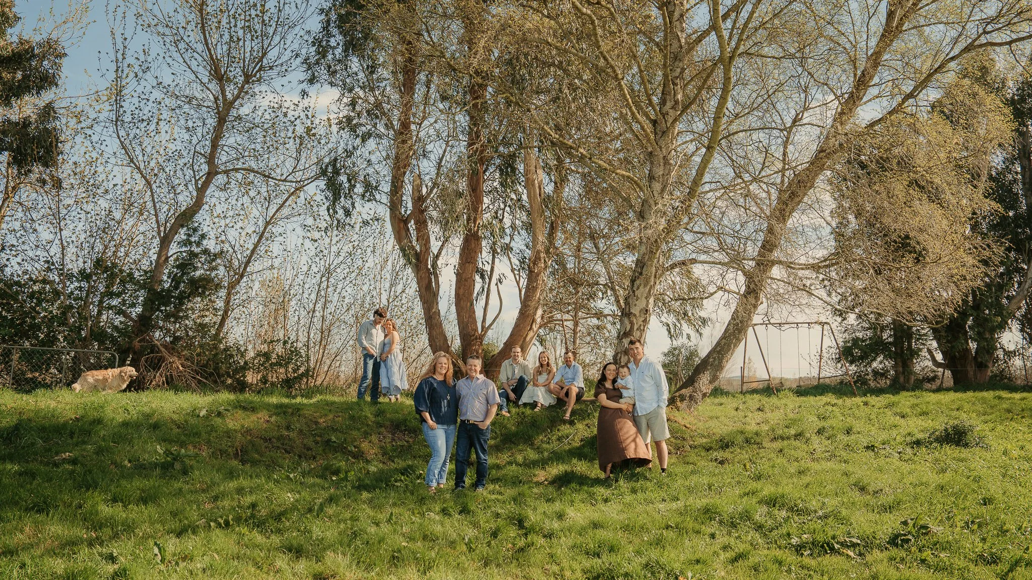 I feel like we were celebrating so many cool milestones at the Shaw Family session! Parents Joy &amp; Keith were celebrating both of their 50th birthdays, and with all of the kids home from all over NZ and Overseas to celebrate it was the perfect cha