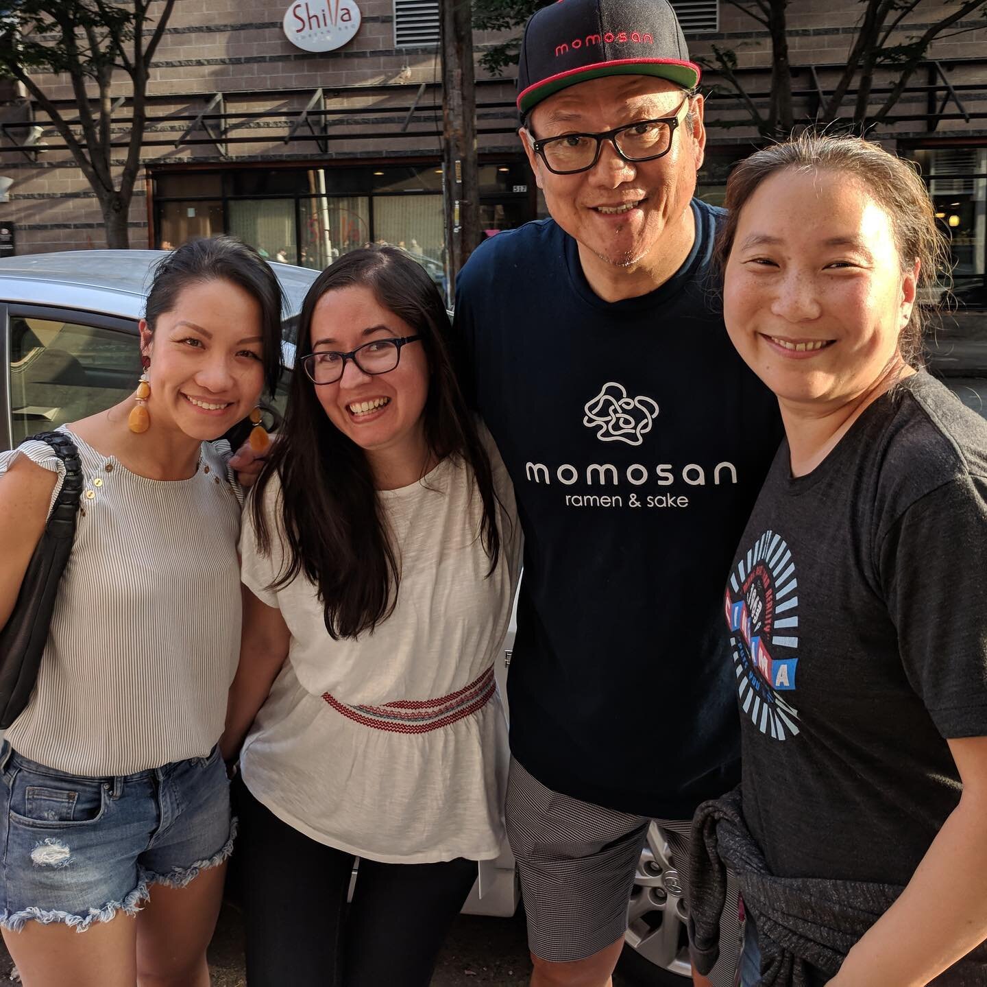 THANK YOU @chef_morimoto for a fabulous dinner on the opening night at @momosanseattle in #Seattle!! We all had a great time and the food was DELICIOUS! 😋 #ironchefmorimoto #morimoto #seattlerestaurants #seattlefoodie #foodie #momosanramen #momosan