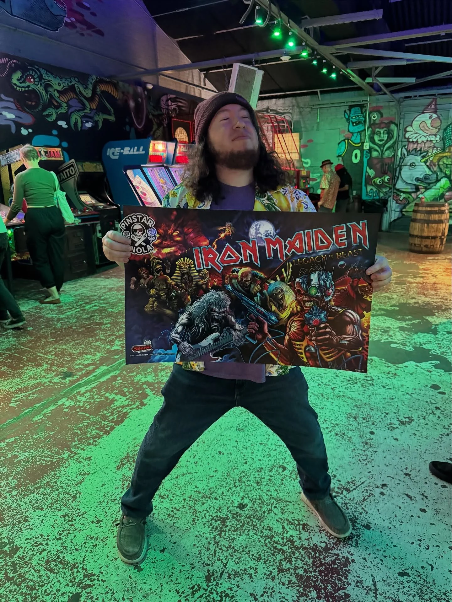 Tuesday night brings out the best and most competitive pinballers in NOLA and this week was no exception. Congratulations to Zach for taking home the prize and thanks to @sternpinball for the translite and @emporiumneworleans for providing a great pl