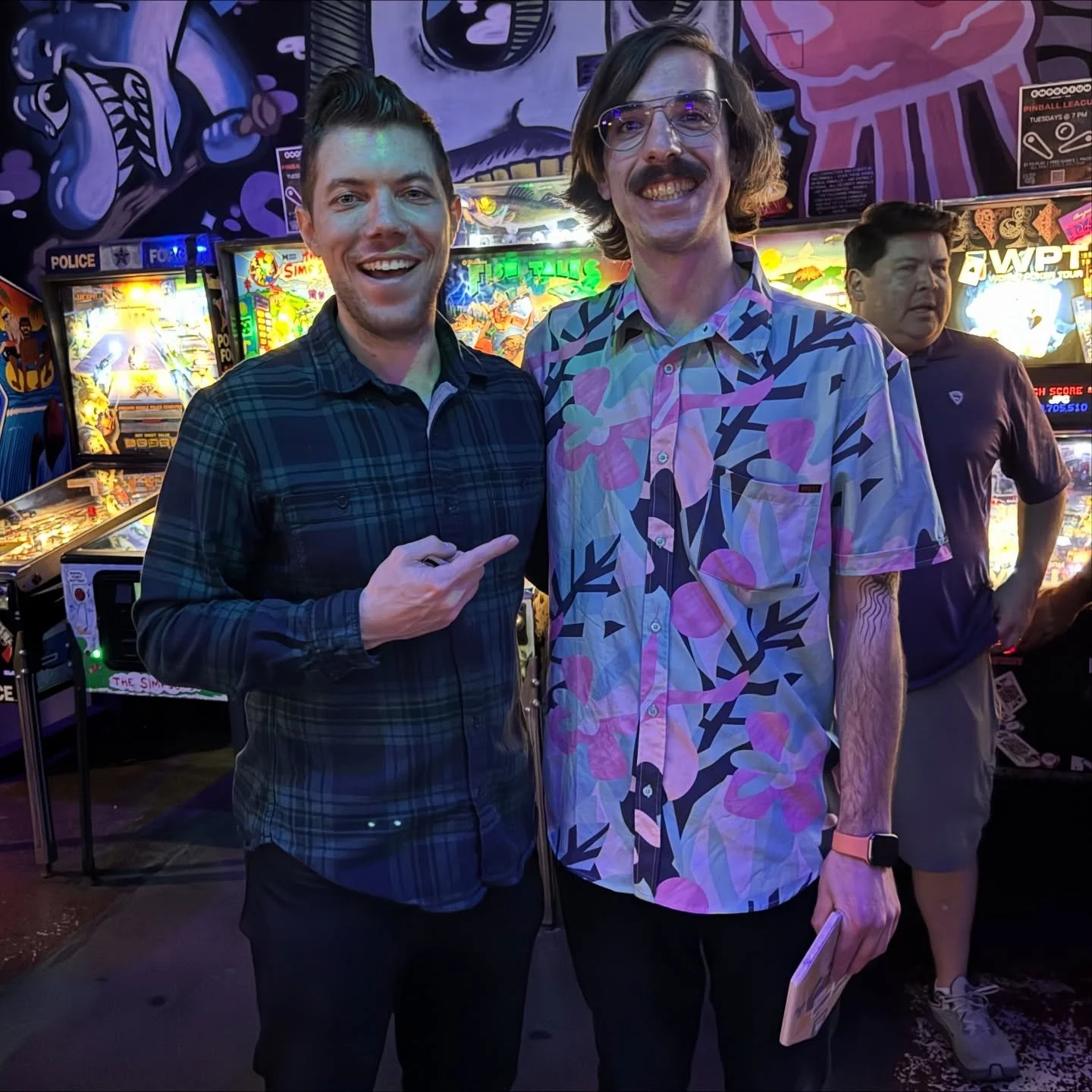 👾 Another exciting night of competitive pinball at @emporiumneworleans with friends old and new 🤘 Congratulations to Alex (coming to us from @electricbatarcade !) for winning some sweet prizes. 

We can&rsquo;t wait to play with you again! Pinball 