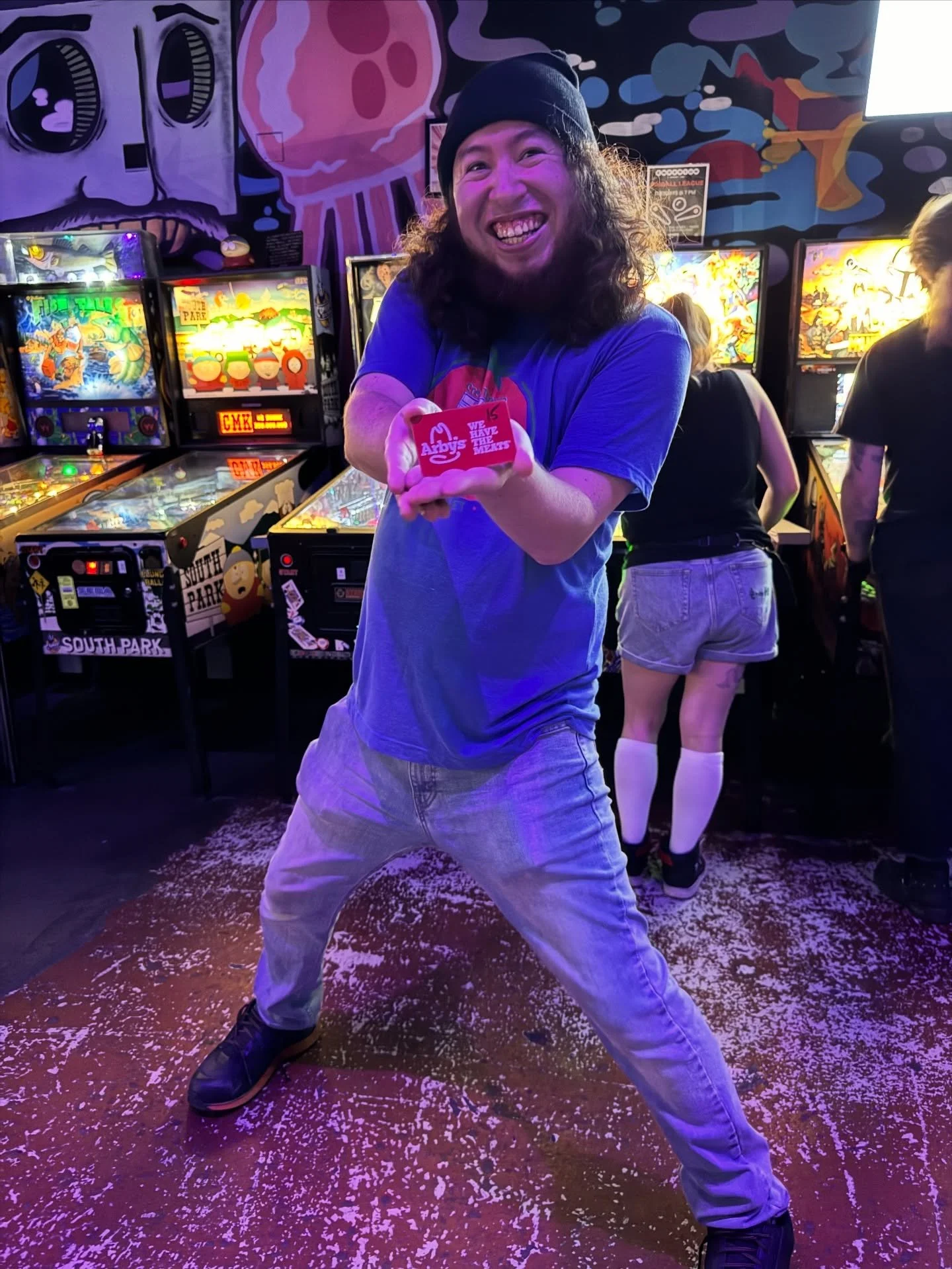 🏆 The pinball competition is big and beefy at @emporiumneworleans &mdash; Congratulations to Zach for winning some great prizes this week! 🐮 

Pinball league @ 7pm every Tuesday at @emporiumneworleans - $1 to play, all skills levels welcome - bring