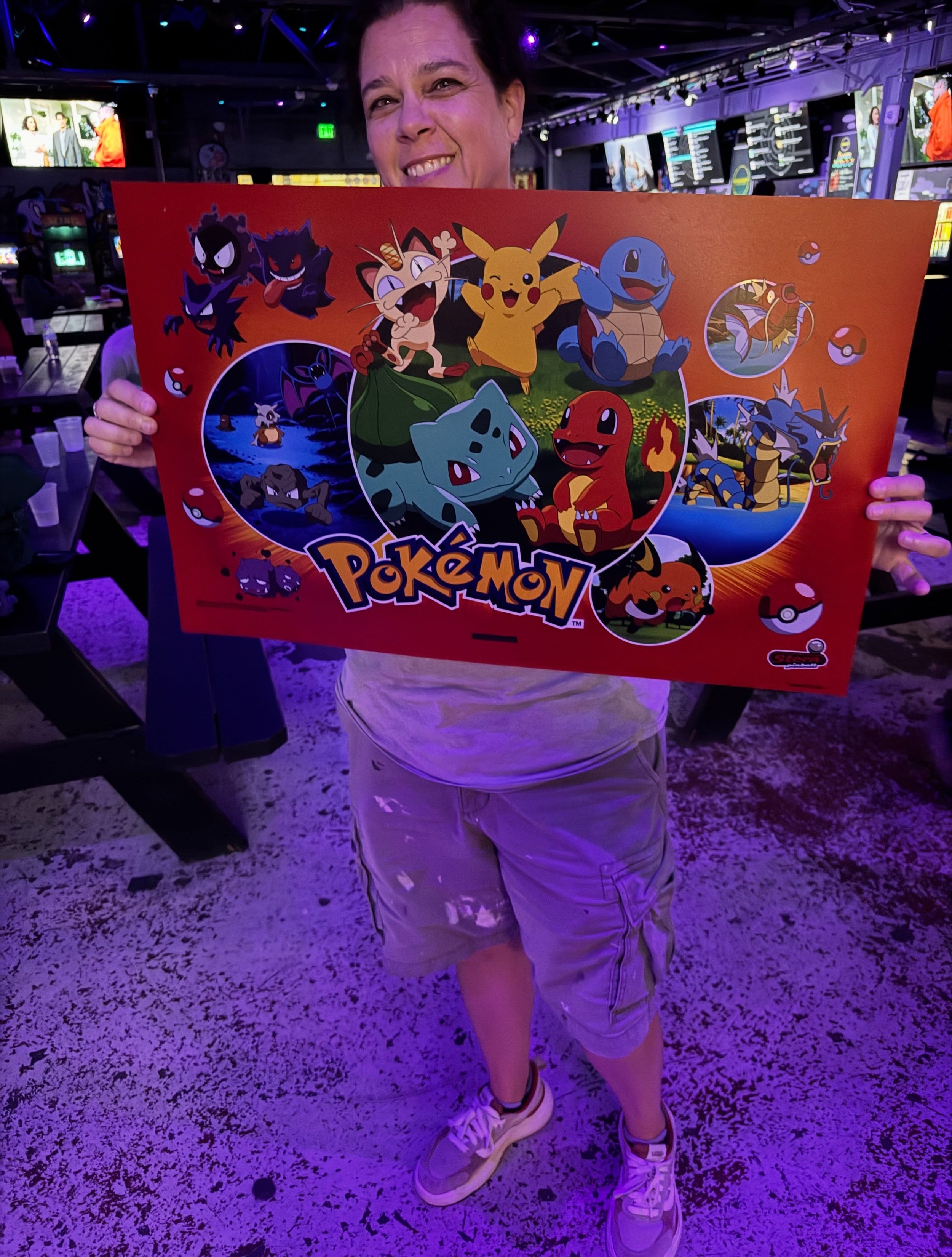 In week 3 of pinball league, Christine scored the sweet @sternpinball Pok&eacute;mon backglass art, while Roland swept the field 🏆 

💪🏼 NOLA&rsquo;s best pinball league meets every Tuesday at 7pm  @emporiumneworleans - $1 to play, all skills level