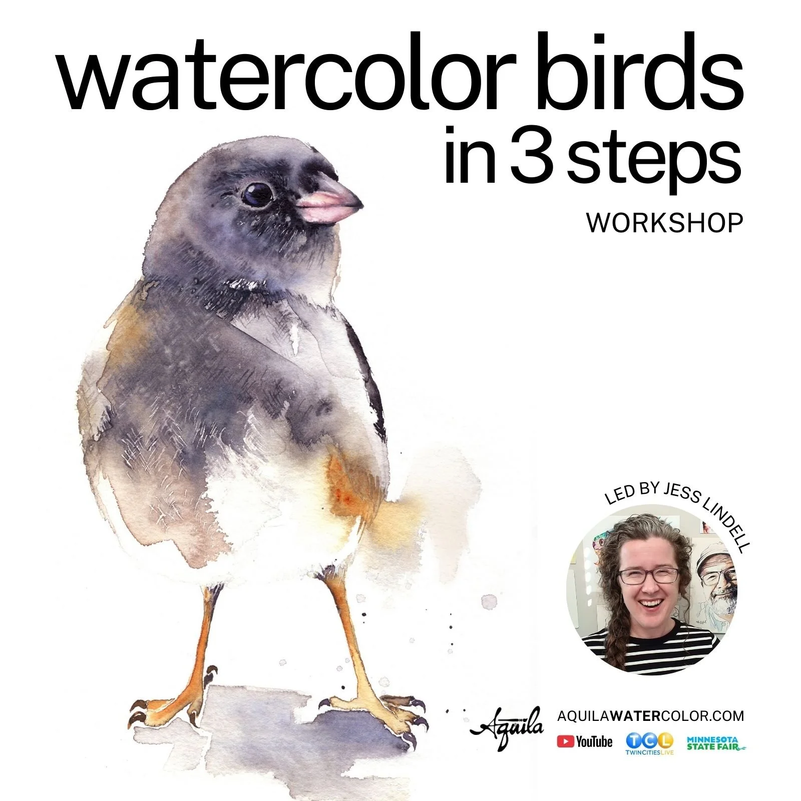 Watercolor Bird Workshop in Minnesota