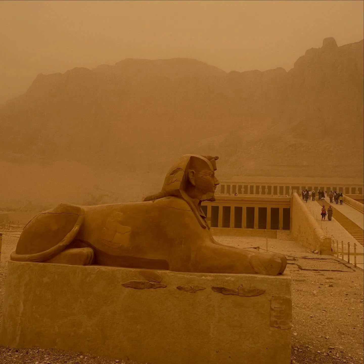 Last day in Luxor: sandstorm at Hatshepsut&rsquo;s Temple, visiting tombs in the Valley of the Kings and a night out celebrating Eid al-Fitr. 

#egypt #luxor #travel #history #historyteacher #visitegypt