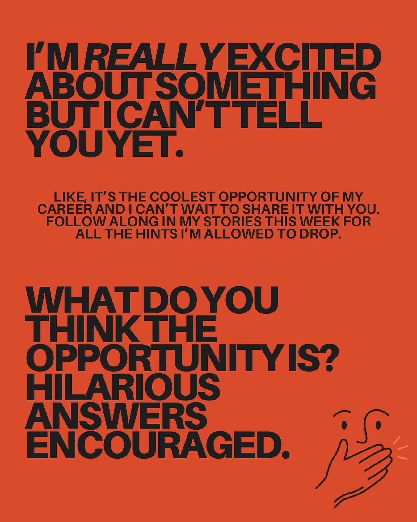 The email last week made me go &ldquo;EEEEEEEEE!!!&rdquo;