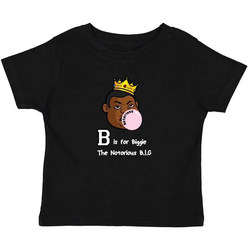 B IS FOR BIGGIE T-SHIRT (BLACK)