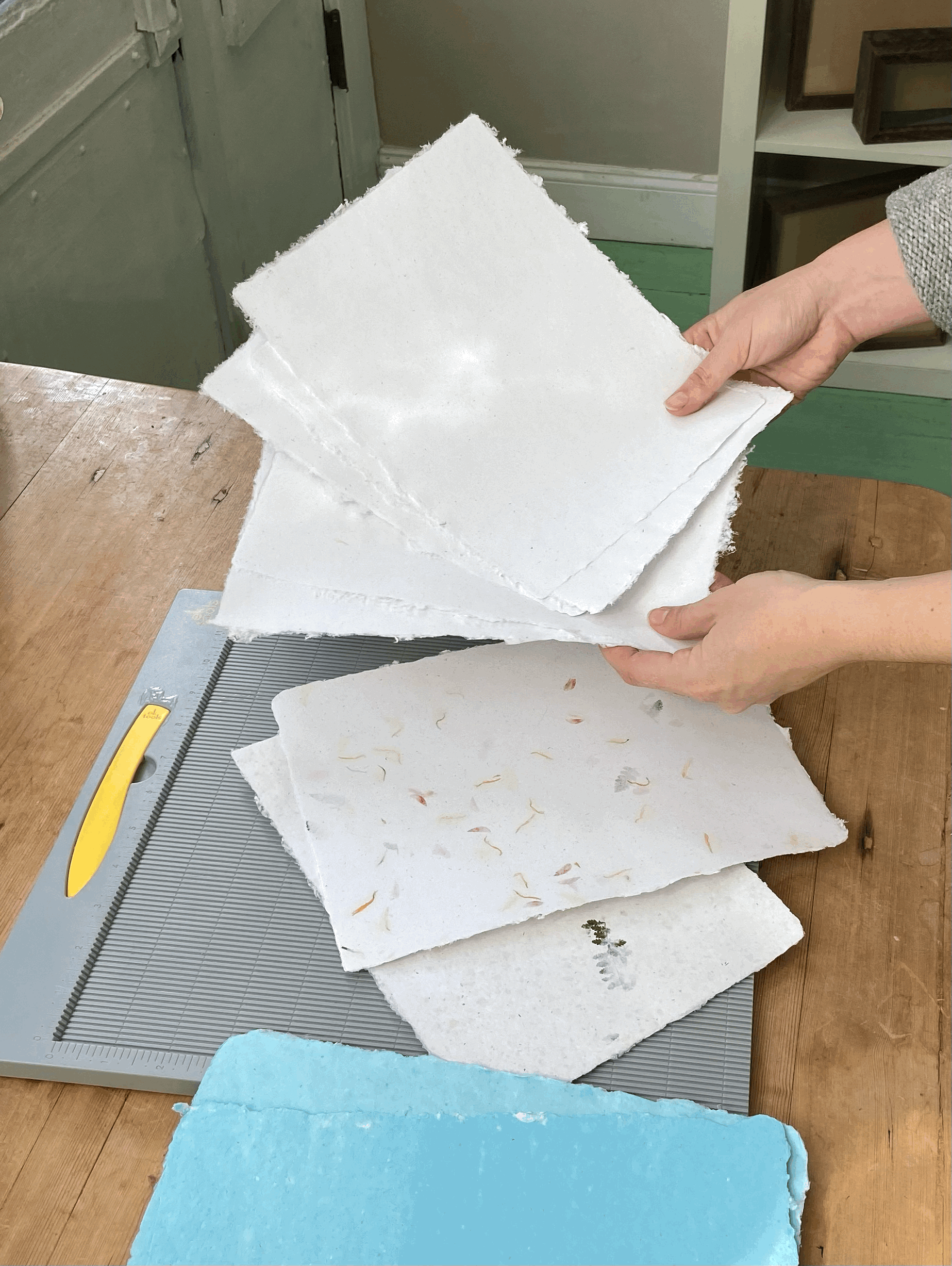 Recycled Paper Making (1 Part)