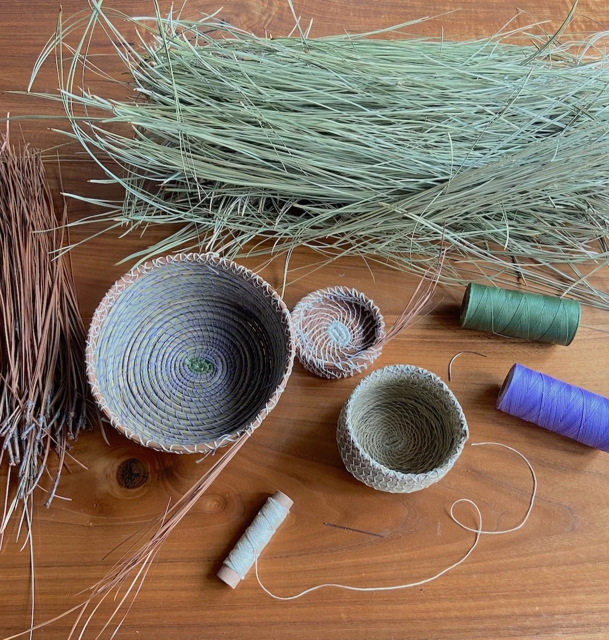 Pine Needle Basketry