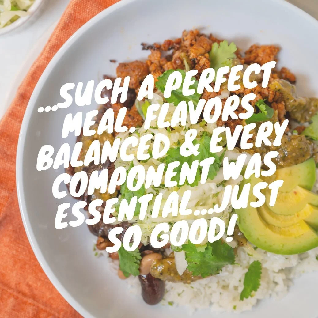The reviews are in! This week&rsquo;s Chorizo Avocado bowl was a big hit! Sign up for next week&rsquo;s meal to find out what everyone&rsquo;s talking about. Order deadline is TONIGHT at Midnight!
