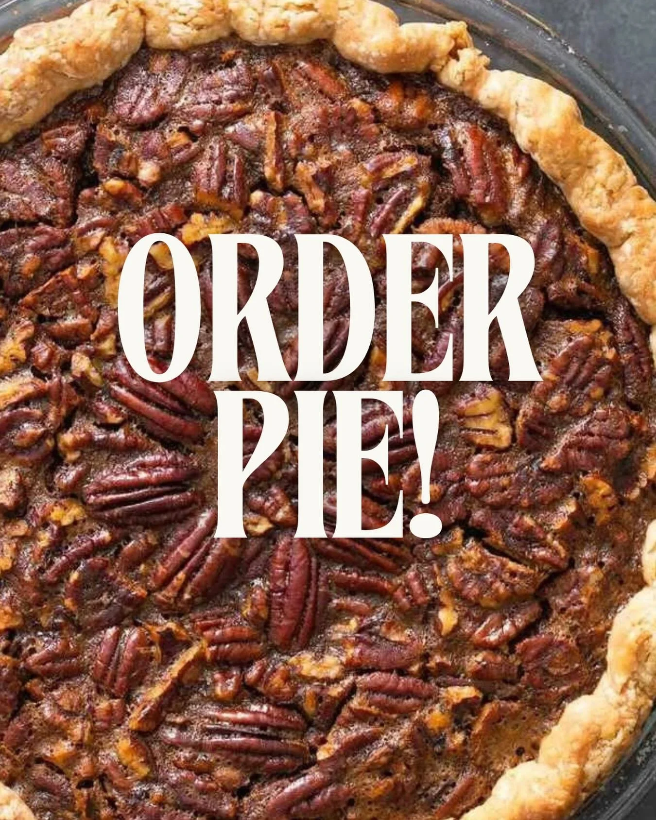 It&rsquo;s not too late! Our holiday store is still open! Order pies &amp; sides today!  We are offer brown butter pecan and Dutch apple pies for your holiday festivities!