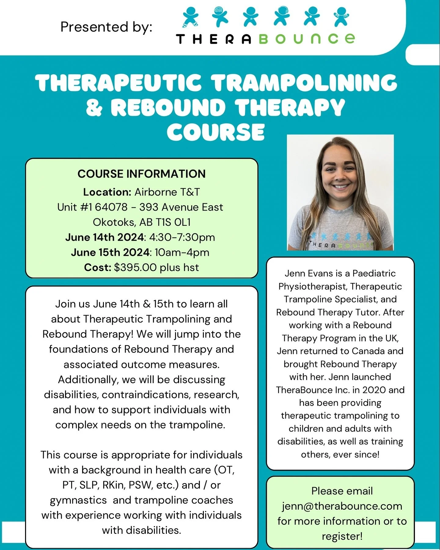 Calgary! We are coming your way next weekend! Join us for our first west coast course! @airbornetrampoline